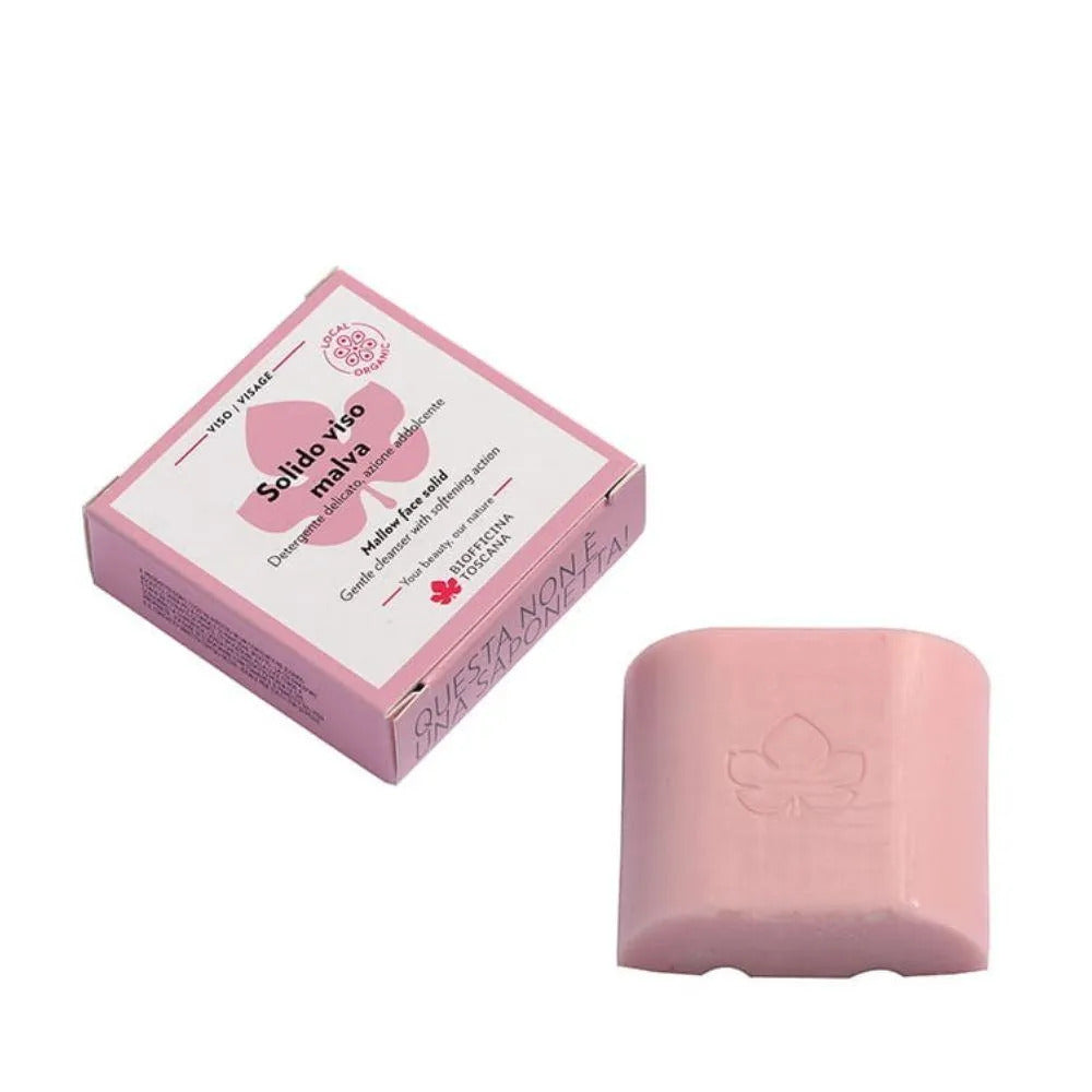Limpiador Facial Sólido Malva Biofficina Toscana 50g_0
