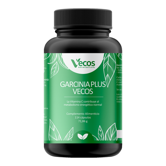 Garcinia Plus Vecos 114 Cápsulas | Control Del Apetito Y Peso | Glucomanano Saciante_0