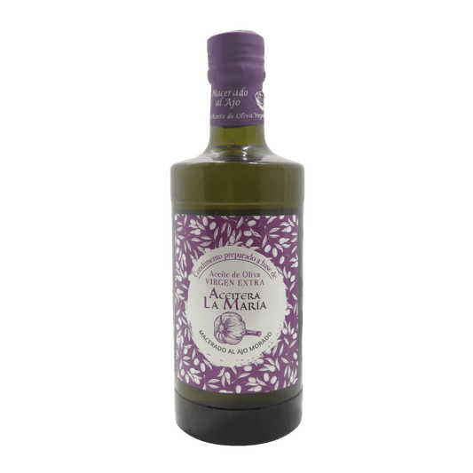 Aceite De Oliva Virgen Extra Macerado Al Ajo Morado 50 Cl Cristal_0