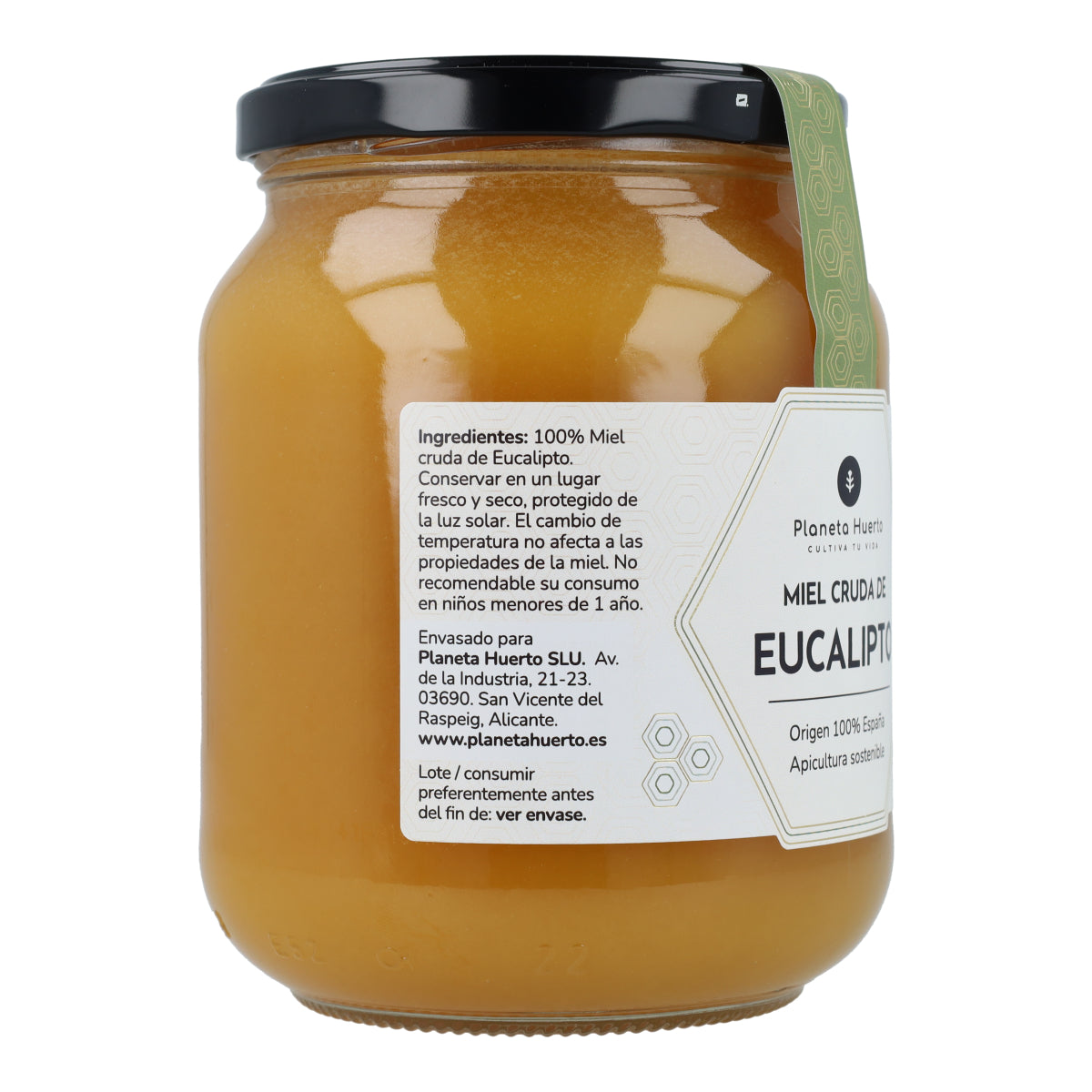Miel Cruda de Eucalipto Planeta Huerto 950 g