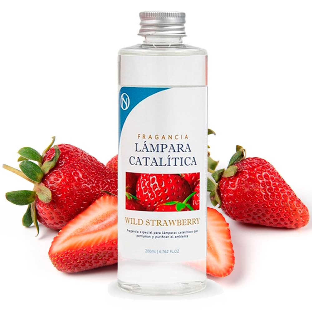 Lámpara Catalítica Orange Waves + Fragancia Wild Strawberry 500 Ml - Elimina Malos Olores, Impurezas Y Perfuma_2