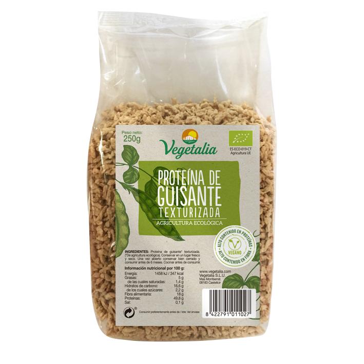 Pack 12x Proteína de guisante texturizada Vegetalia 250gr