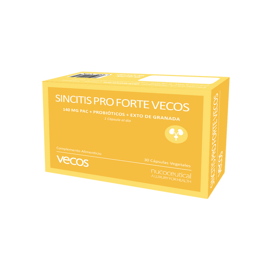 Sincitis Pro Forte Vecos 30 Cápsulas | Bienestar Femenino, Prevención De Cistitis| Arándano Rojo + Probióticos_0