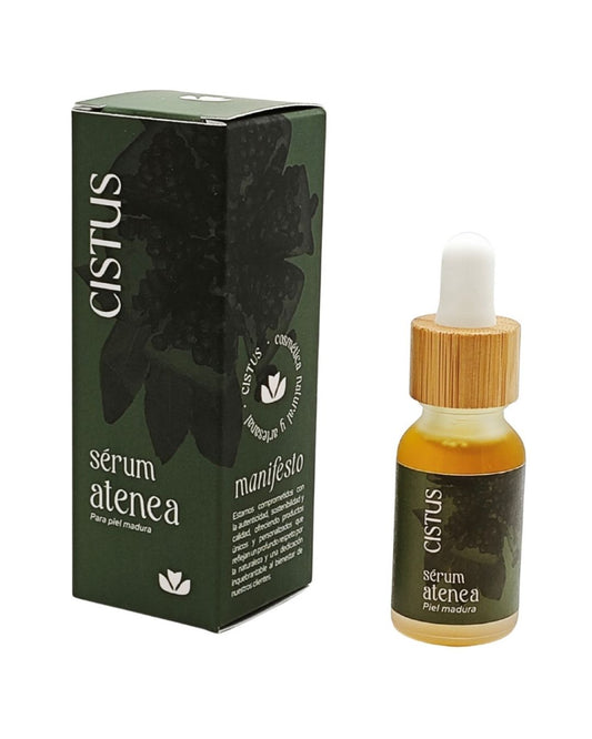 Sérum facial nutritivo, antiox y antiedad piel madura | Q10, Granada y Espino Amarillo | ATENEA 15 ml_0