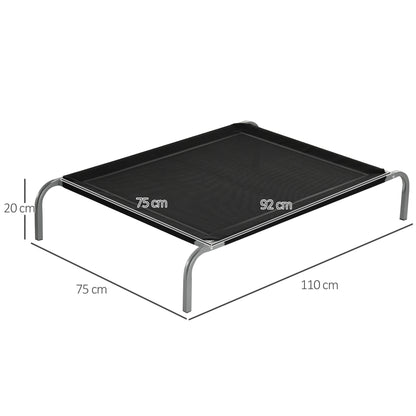 Pawhut Cama Elevada Para Mascota Cama Perro Para Dormir Viajar Exterior_2