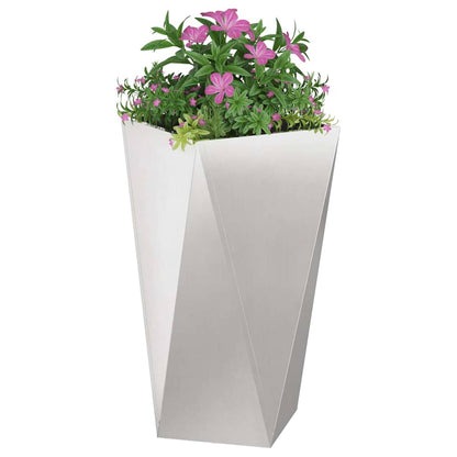 Jardinera Plateado 40 X 40 X 75 Cm Acero Inoxidable_2