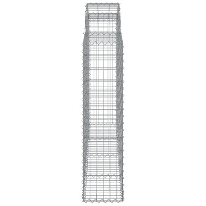 Cestas Gaviones 18 Uds Forma De Arco Hierro 200x30x120/140 Cm_4