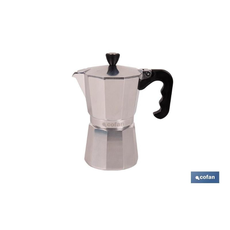 Cafetera Italiana De Aluminio Para Inducción 6 Tazas_0