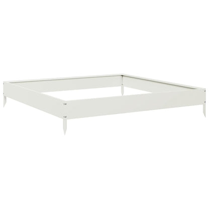 Arriate De Acero Blanco 100x100x18,5 Cm_5