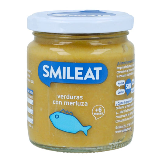 Tarrito BIO de Verduras con Merluza +6 meses Smileat 230g