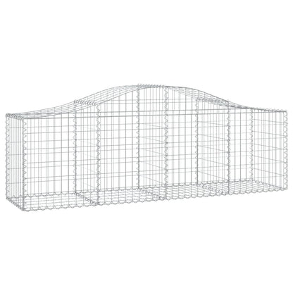 Cestas De Gaviones 20 Uds Forma De Arco Hierro 200x50x60/80 Cm_2