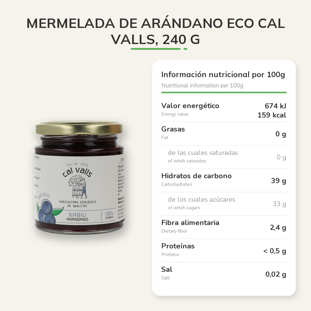Información nutricional