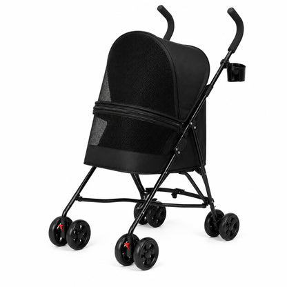 Carrito Plegable Para Mascotas Nyana Pets | Ventanas De Malla | Carro Para Perro O Gato | Transportin Para Hasta 10 Kg_0
