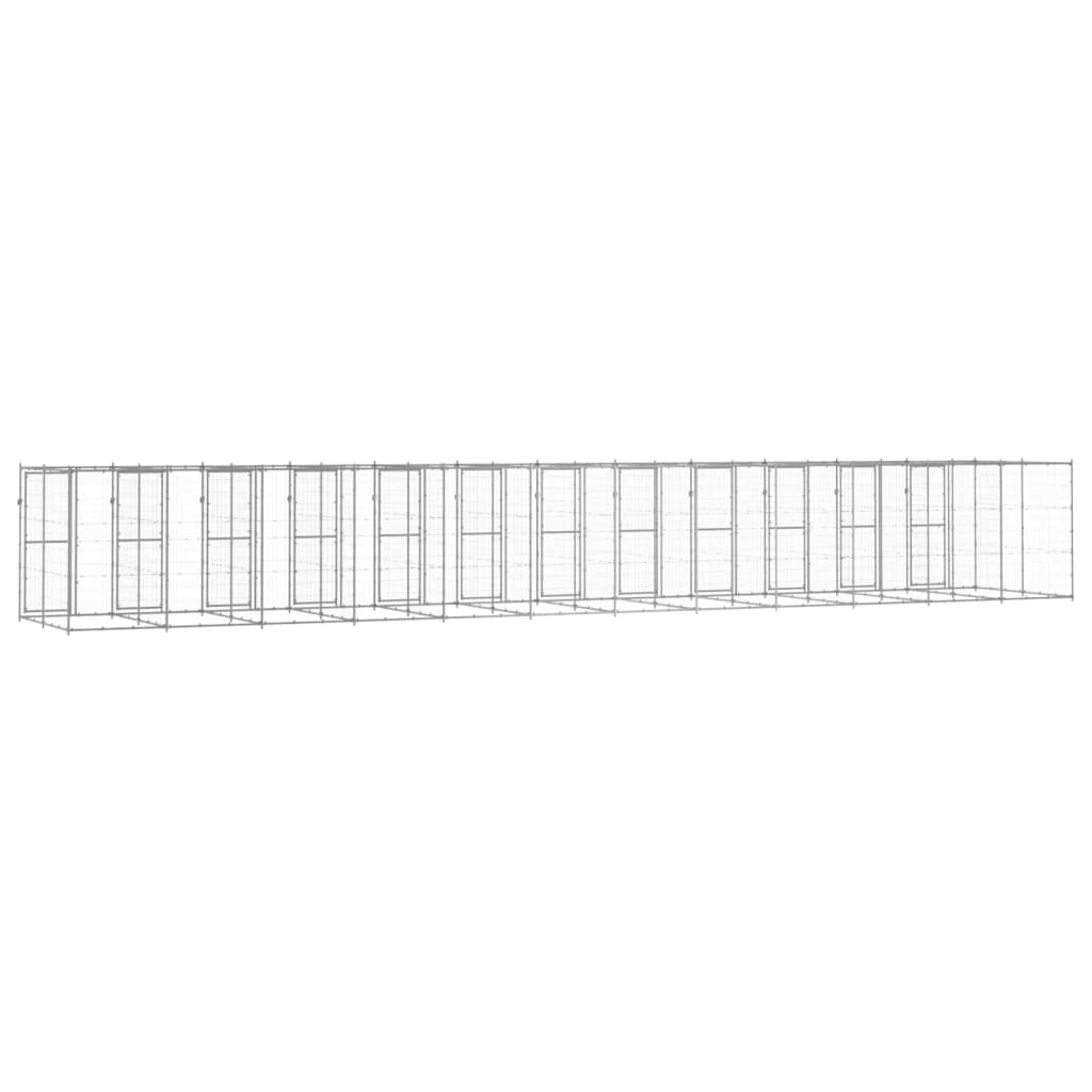 Perrera De Exterior De Acero Galvanizado 29,04 M²_3