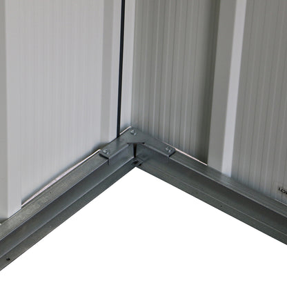 Caseta Cobertizo Eco Denia 6×4 Metal Gris Antracita_4