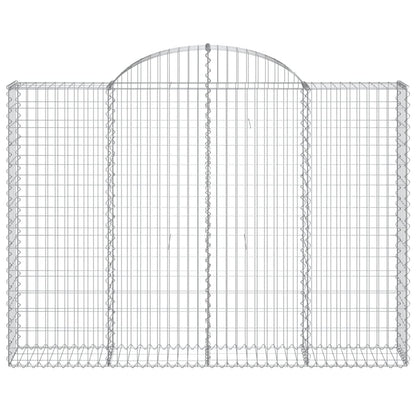 Cestas Gaviones 10 Uds Forma De Arco Hierro 200x30x140/160 Cm_3