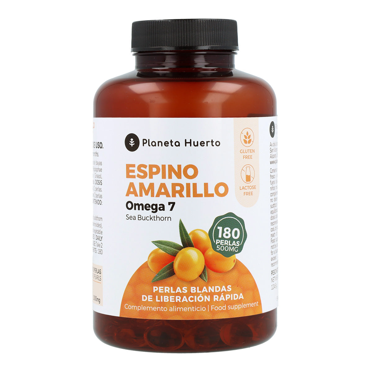 FBA Omega 7 Espino Amarillo Planeta Huerto 180 Perlas