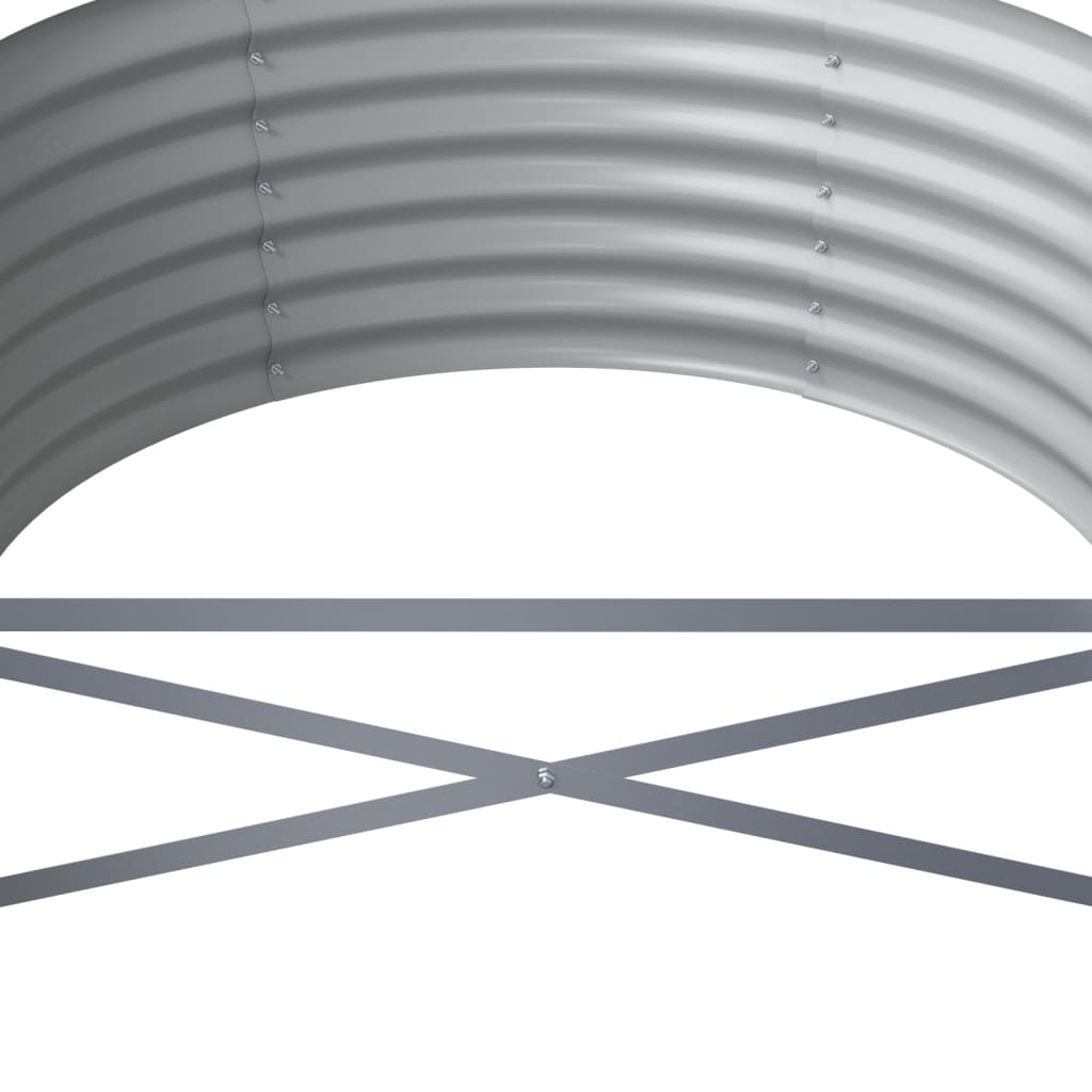 Jardinera Arriate Acero Galvanizado Marrón 512x80x36 Cm_4