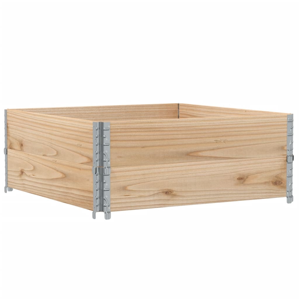 Jardinera De Madera Maciza De Pino 100x100 Cm_0
