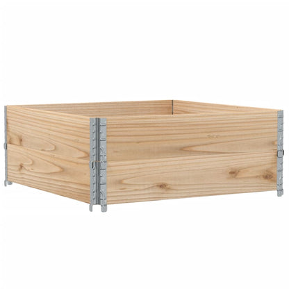 Jardinera De Madera Maciza De Pino 100x100 Cm_0