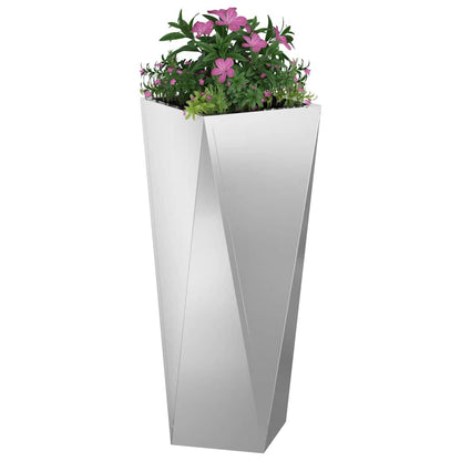 Jardinera Plateado 30 X 30 X 75 Cm Acero Galvanizado_2