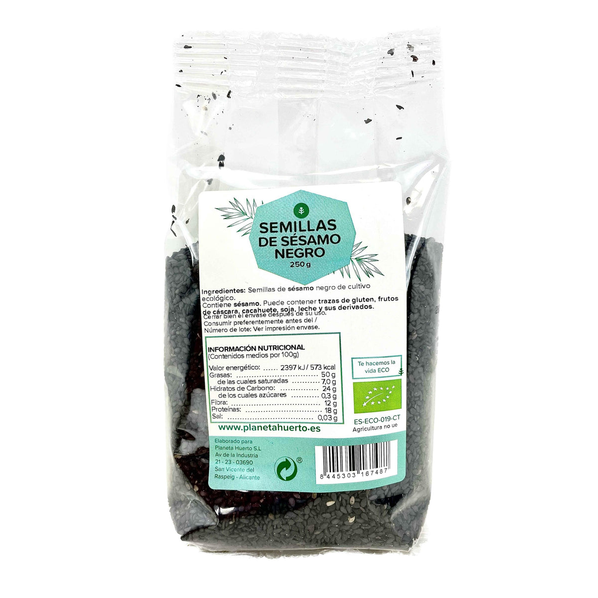 Sésamo negro ECO Planeta Huerto 250 g