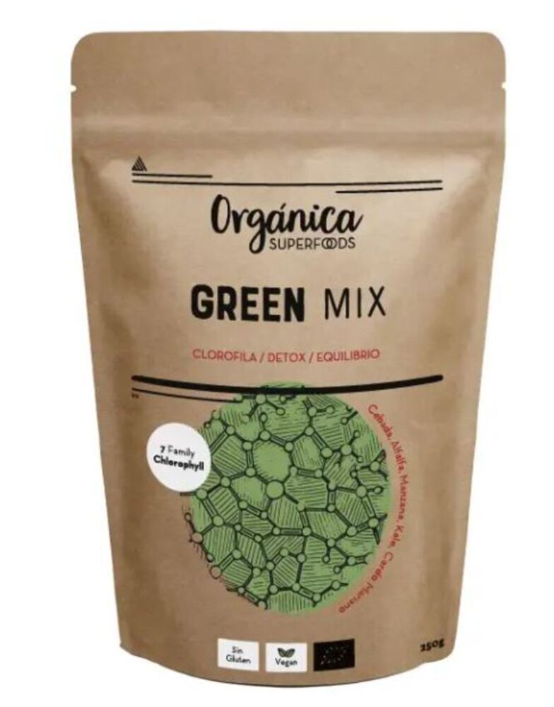 Green Detox Mix Bio 250g - Orgánica Superfoods_0
