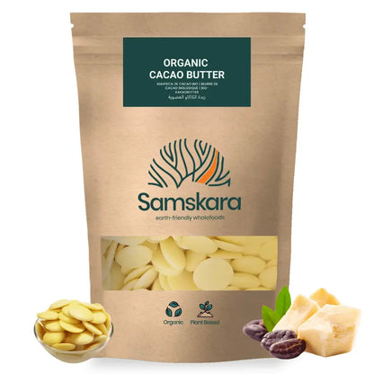 Manteca De Cacao Bio - 1kg | Cacao Puro Ecológico Vegano Para Repostería Y Bebidas, Sin Azúcares Añadidos, Sin Gluten_0