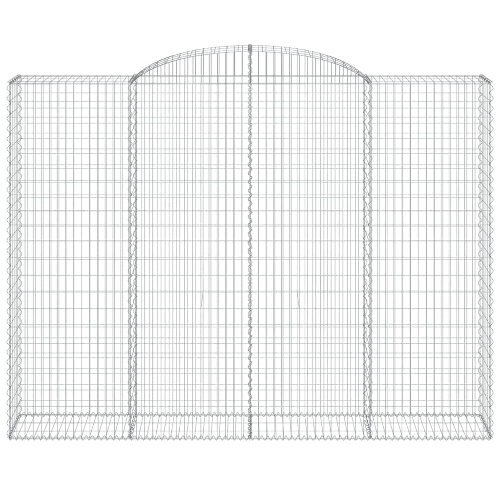 Cestas De Gaviones 15 Uds Forma De Arco Hierro 300x50x220/240cm_3