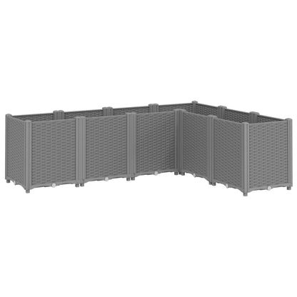 Jardinera Pp Gris Claro 160x120x53 Cm_0