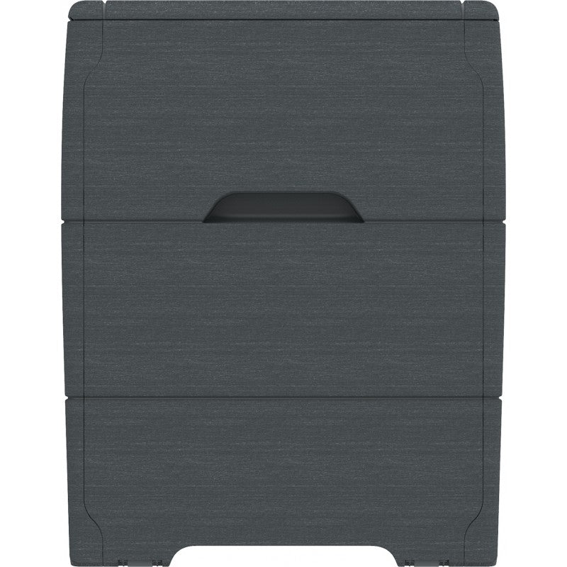 Duramax - Arcón Baúl - 416 L - Pvc - Color Gris Antracita - -_2