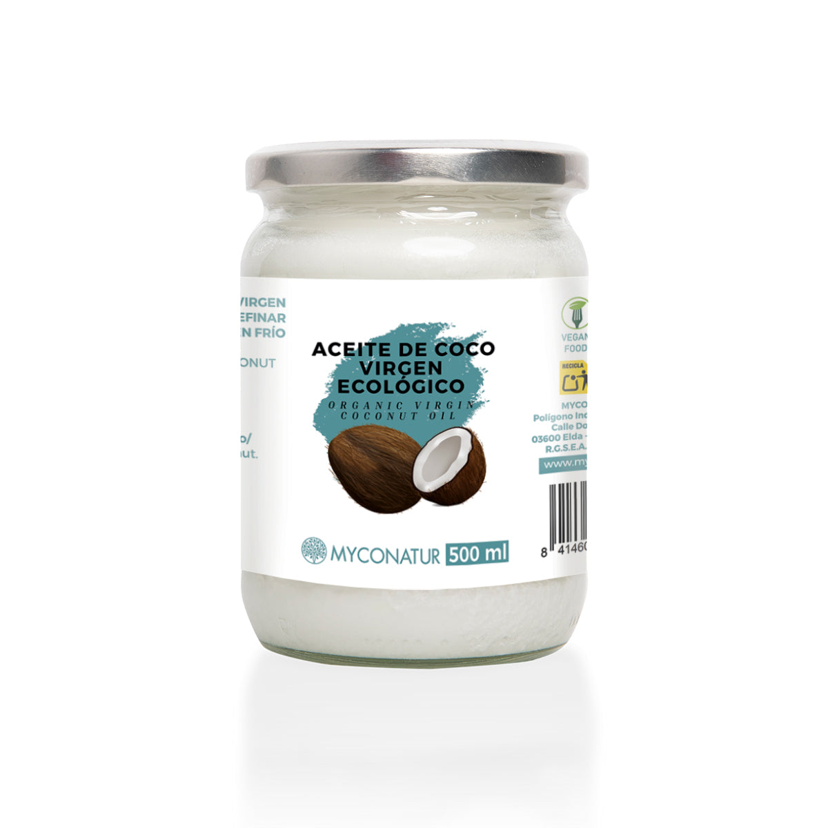 Aceite De Coco Ecológico Myconatur 500g_0
