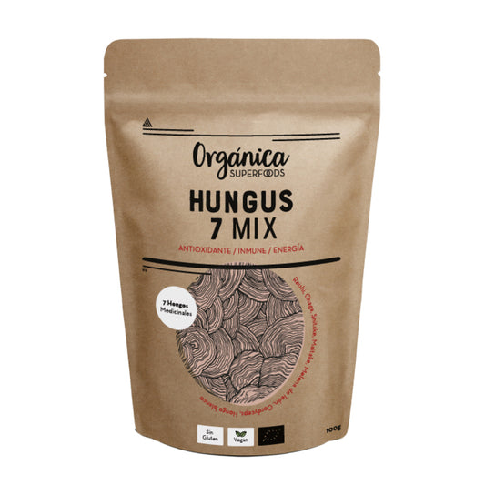Hungus Mix -melena De León, Reishi, Chaga, Cordyceps- 1kg - Orgánica Superfoods_0