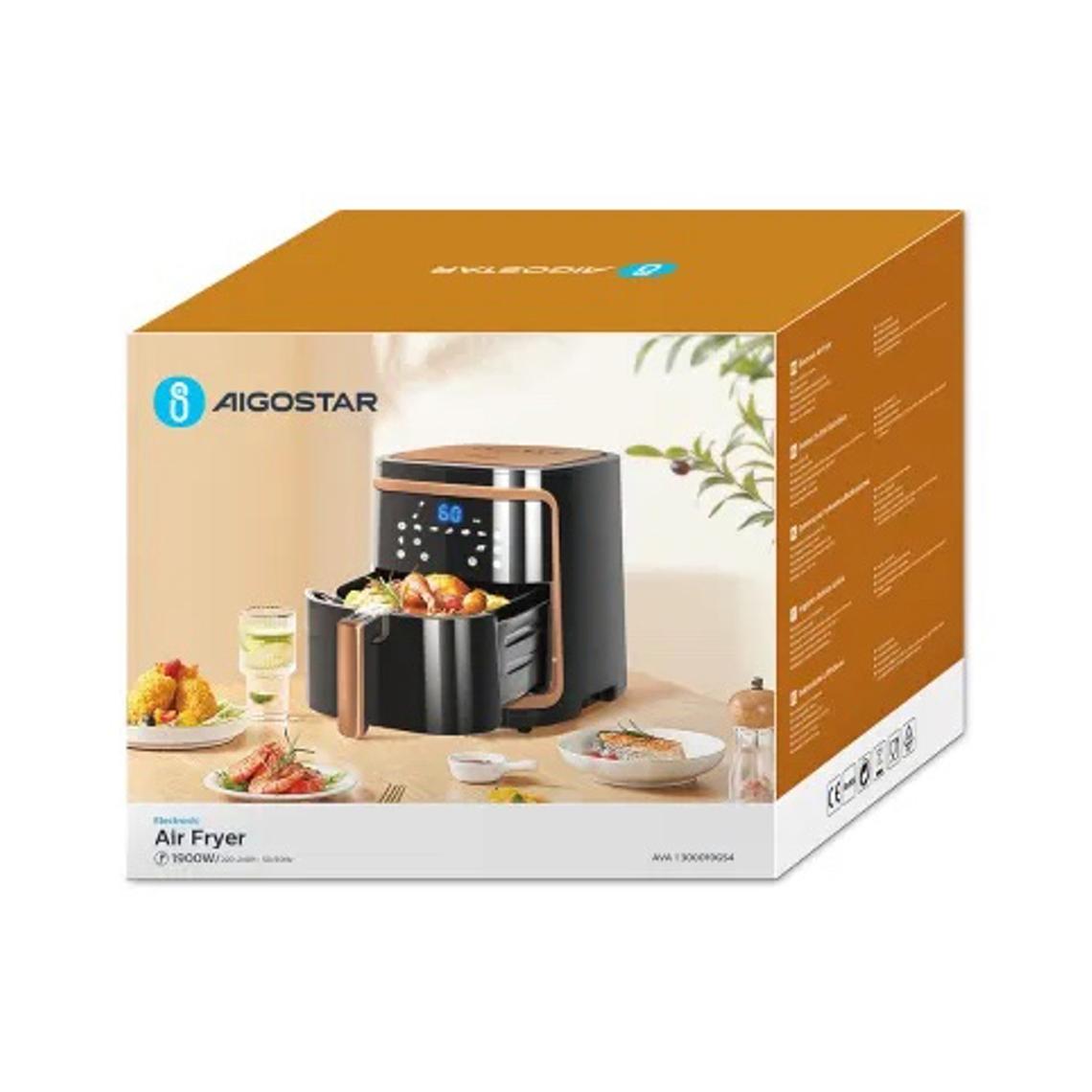 Freidora de aire 1900 W de 7L Aigostar Box ocre