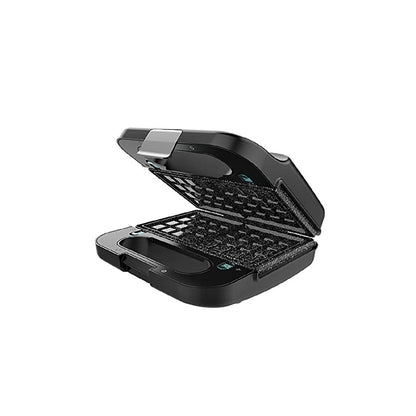 Sandwichera Rock´ntoast 4in1. 1000 W De Potencia, Capacidad Para 2 Sándwiches, Acabados En Acero Inoxidable, 4 Placa Intercambiables Con Revestimien_0