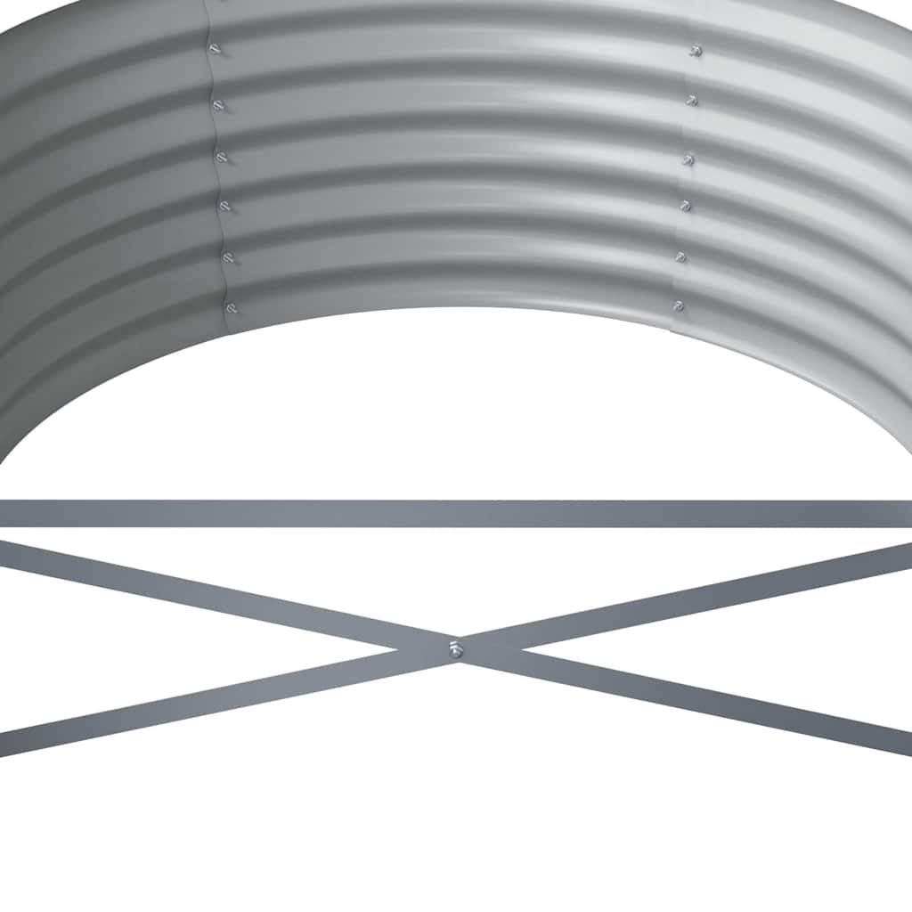 Jardinera Arriate Acero Galvanizado Marrón 440x80x36 Cm_4