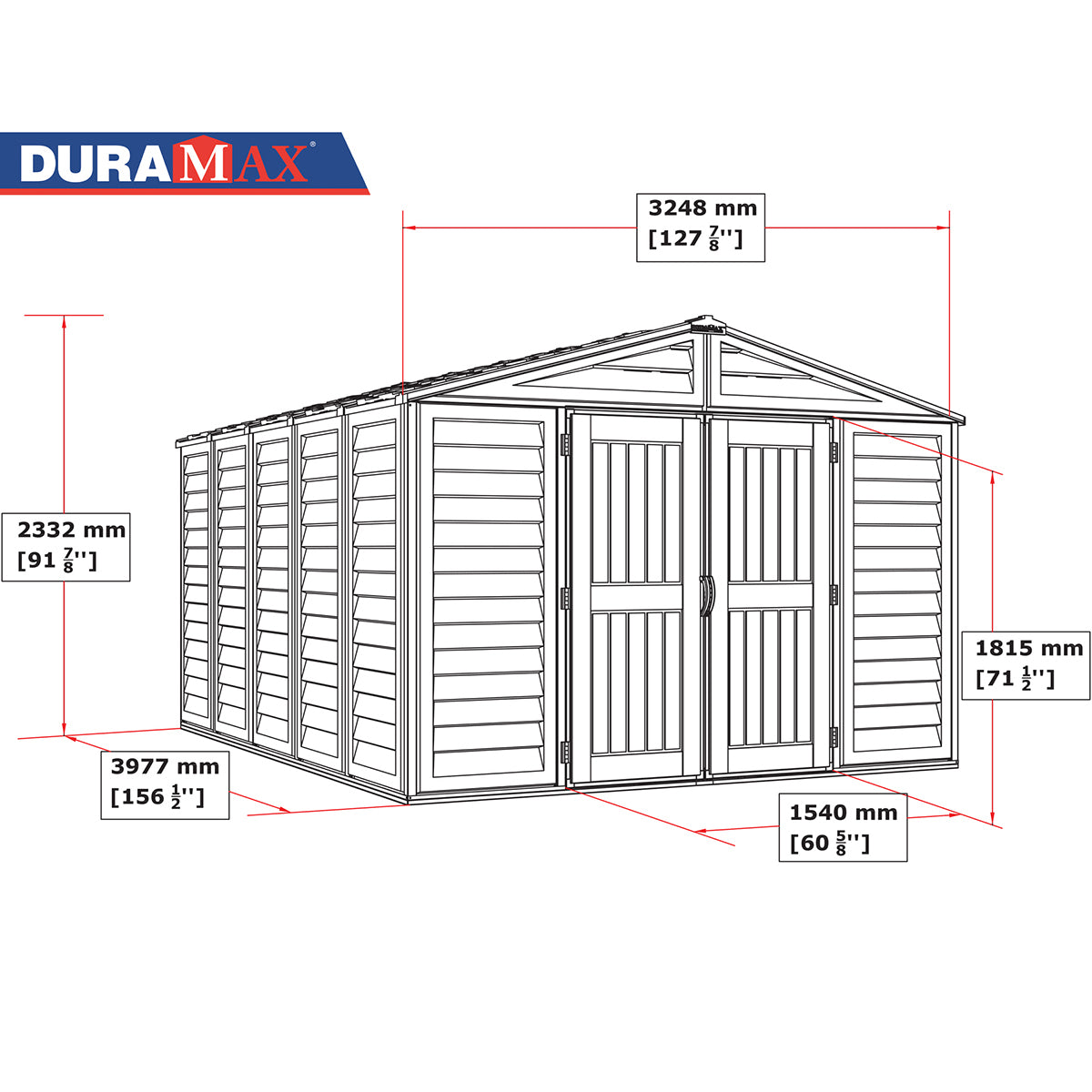 Caseta Jardín Woodbridge Plus 10.5×13 Pvc Beige/marrón_3
