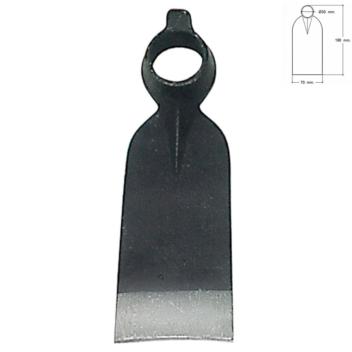 Azada Forjada Sin Mango 210/ 460 Gramos_0