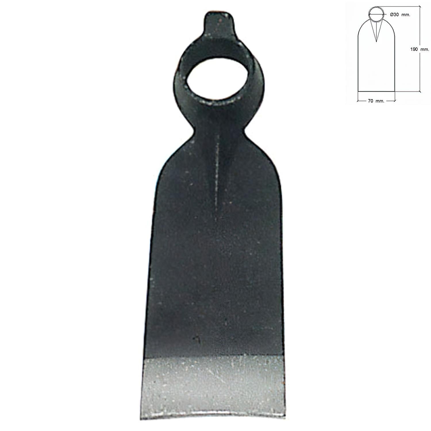 Azada Forjada Sin Mango 210/ 460 Gramos_0
