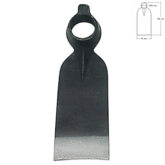 Azada Forjada Sin Mango 210/ 460 Gramos_0
