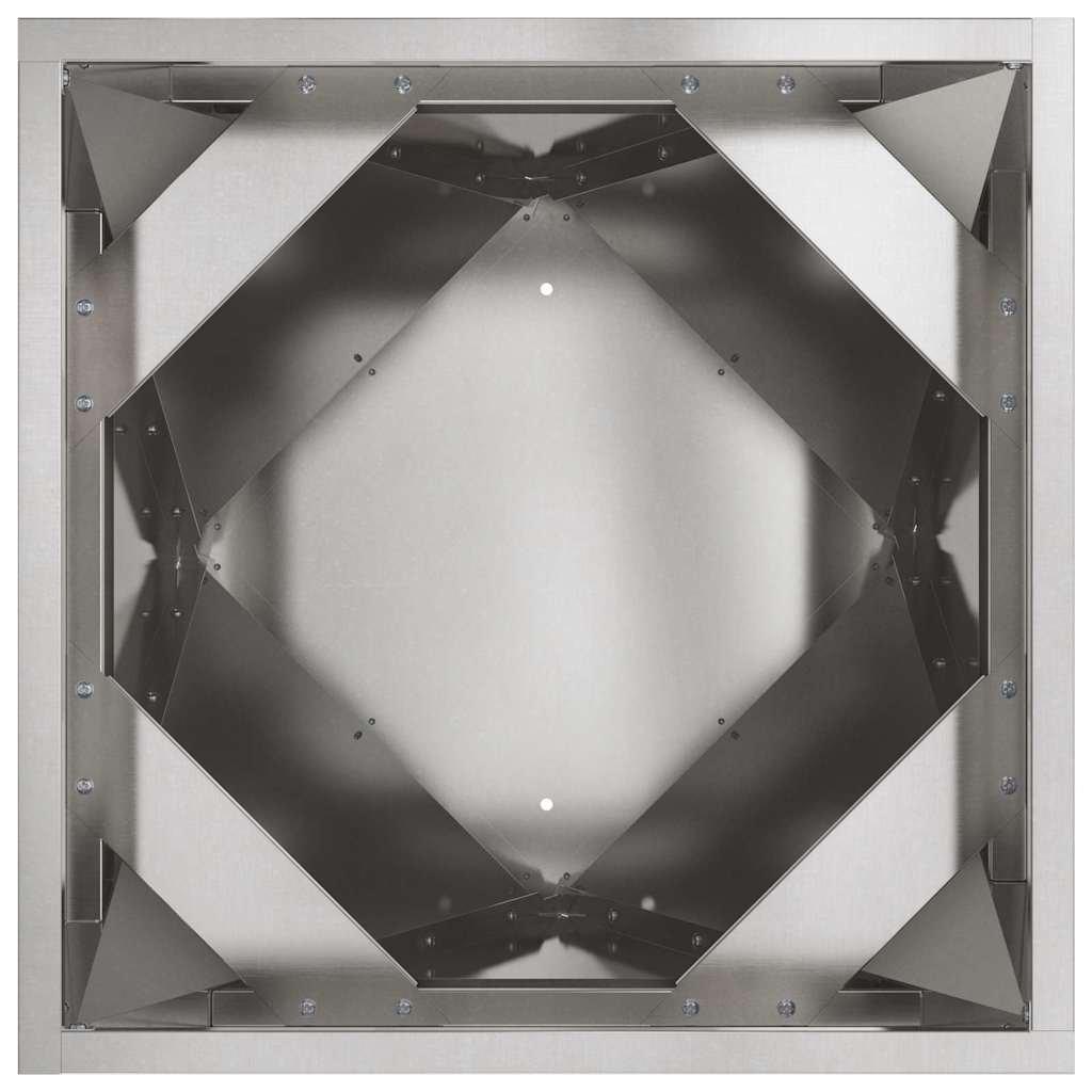 Jardinera Plateado 50 X 50 X 75 Cm Acero Inoxidable_5