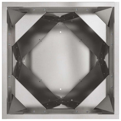 Jardinera Plateado 50 X 50 X 75 Cm Acero Inoxidable_5