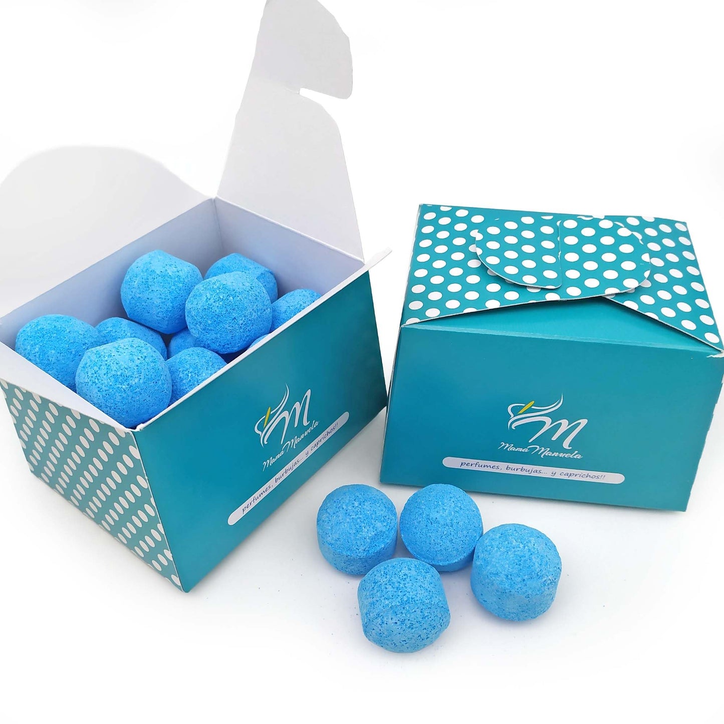 Caja 25 Mini Bombas Efervescentes Manicura Y Pedicura - Ablandan Durezas, Uñas Y Cutículas - Aroma Bergamota Y Lavanda_0