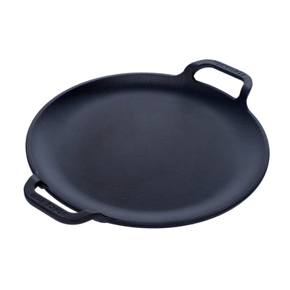 Victoria Plancha Cocina Para Pizza Hierro Fundido Curado Inducción, Sartén 25cm, Fuego, Barbacoa, Horno, 31800, Negro_0