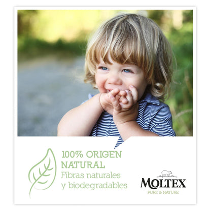 PROMO ESPECIAL Toallitas Moltex Pure &amp; Nature, 120 Uds