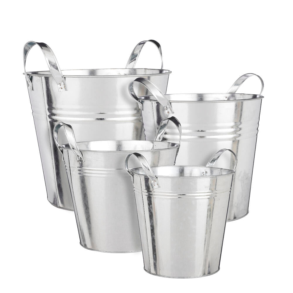 Cubo Zinc Gris 25x27cm_0