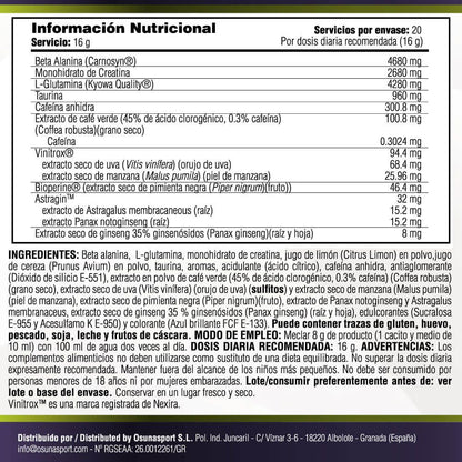 Kongestion Preworkout - 320g - Blue Dragon - Pre Entrenamiento - Masmusculo_5