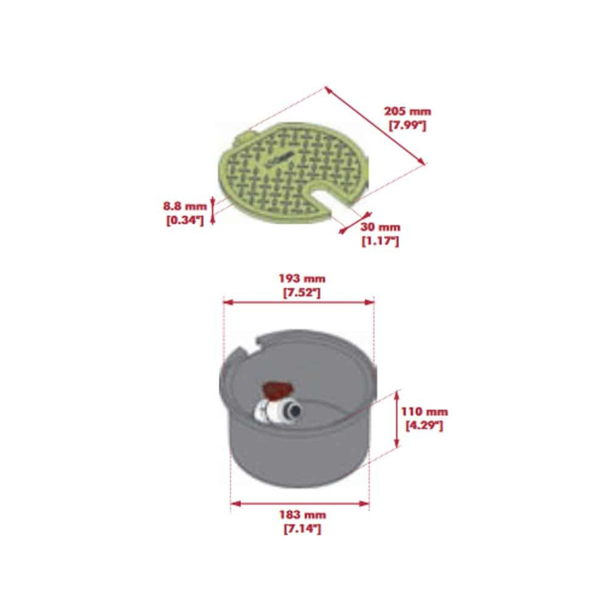Arqueta Para Válvulas De Riego Redonda Con Válvula 3/4\"_2