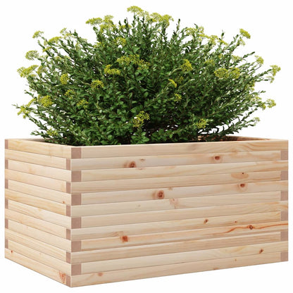 Jardinera De Madera Maciza De Pino 90x60x46 Cm_3