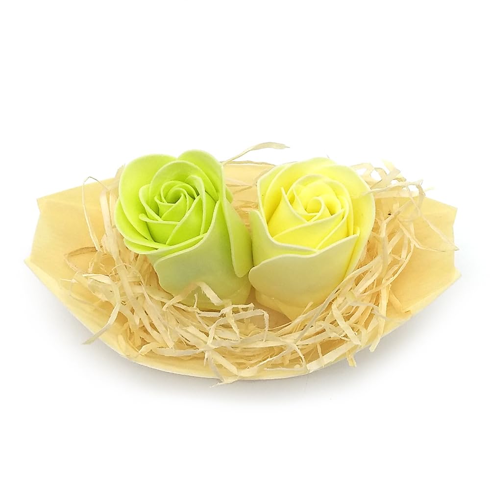 25 Barcas Con Flores Para Regalo Invitados (amarillo). Rosas De Jabón Para Baño Aromático. Detalle Original Para Eventos_3